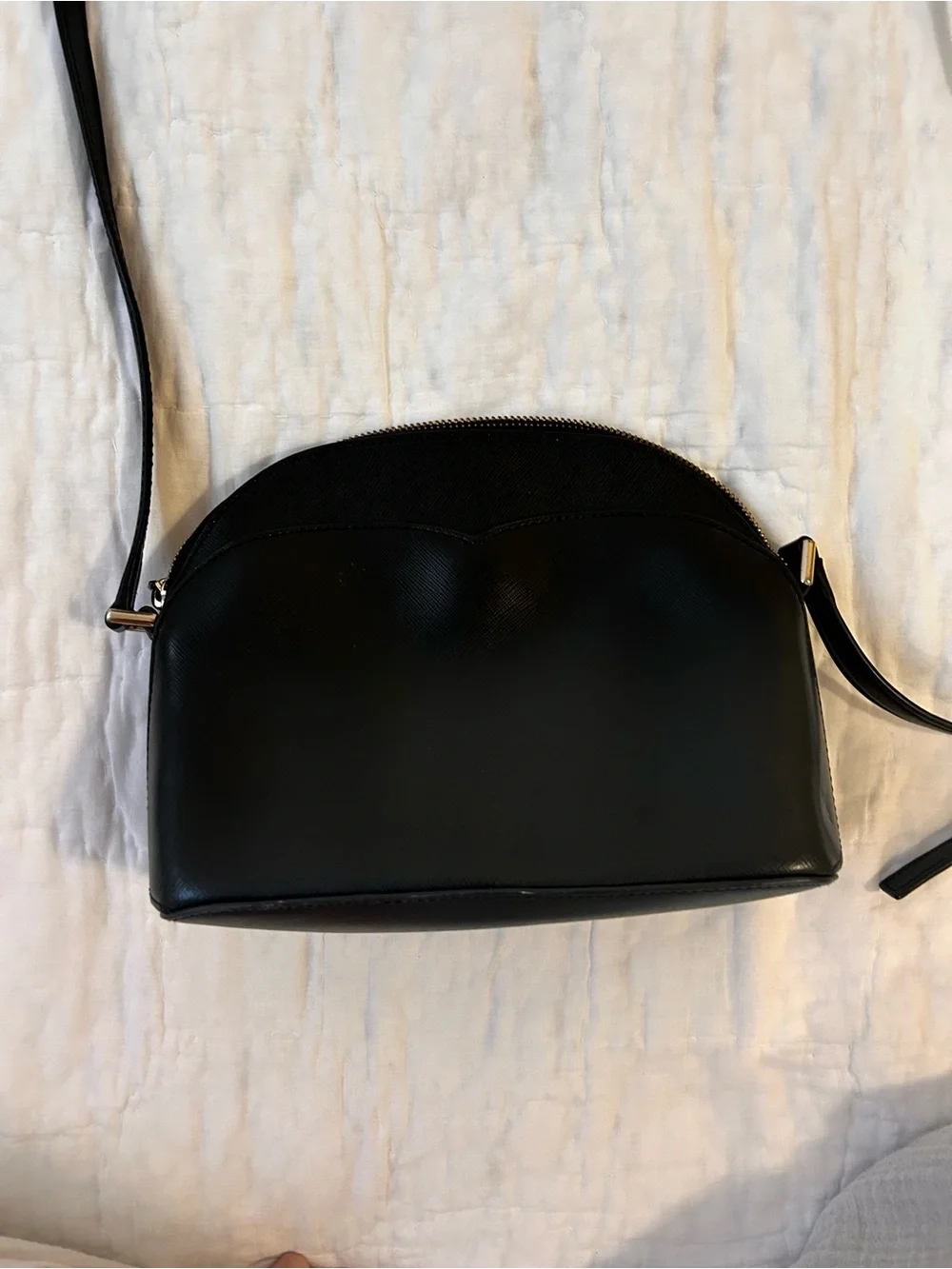kate spade black dome crossbody bag